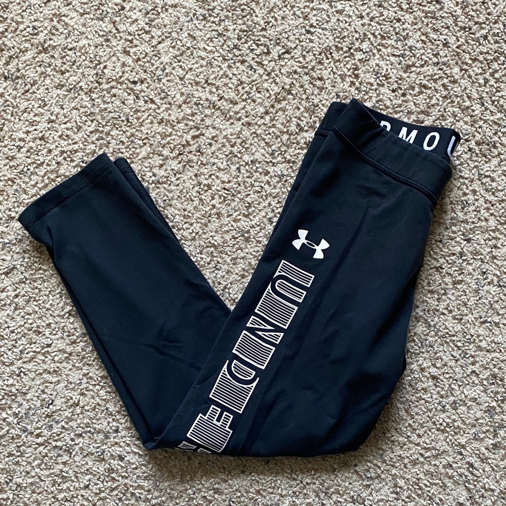 Under Armour Women’s Black and White Leggings